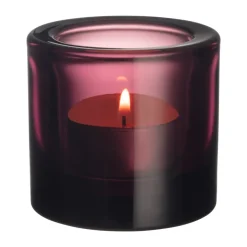 Tea Light Holders, Lanterns & Candle Dishes^Iittala Kivi candle holder 60 mm, Heather Purple