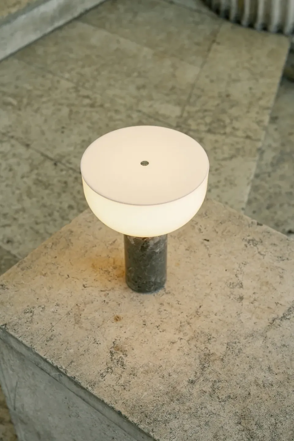 Bedside Lamps|Portable Lighting^New Works Kizu portable table lamp, Gris du marais Grey