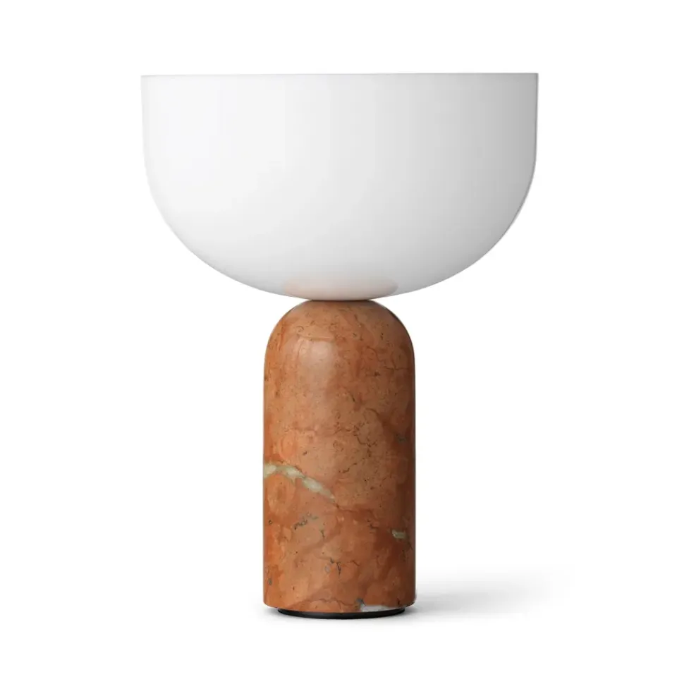Window Lights|Portable Lighting^New Works Kizu portable table lamp, Breccia Pernice Red