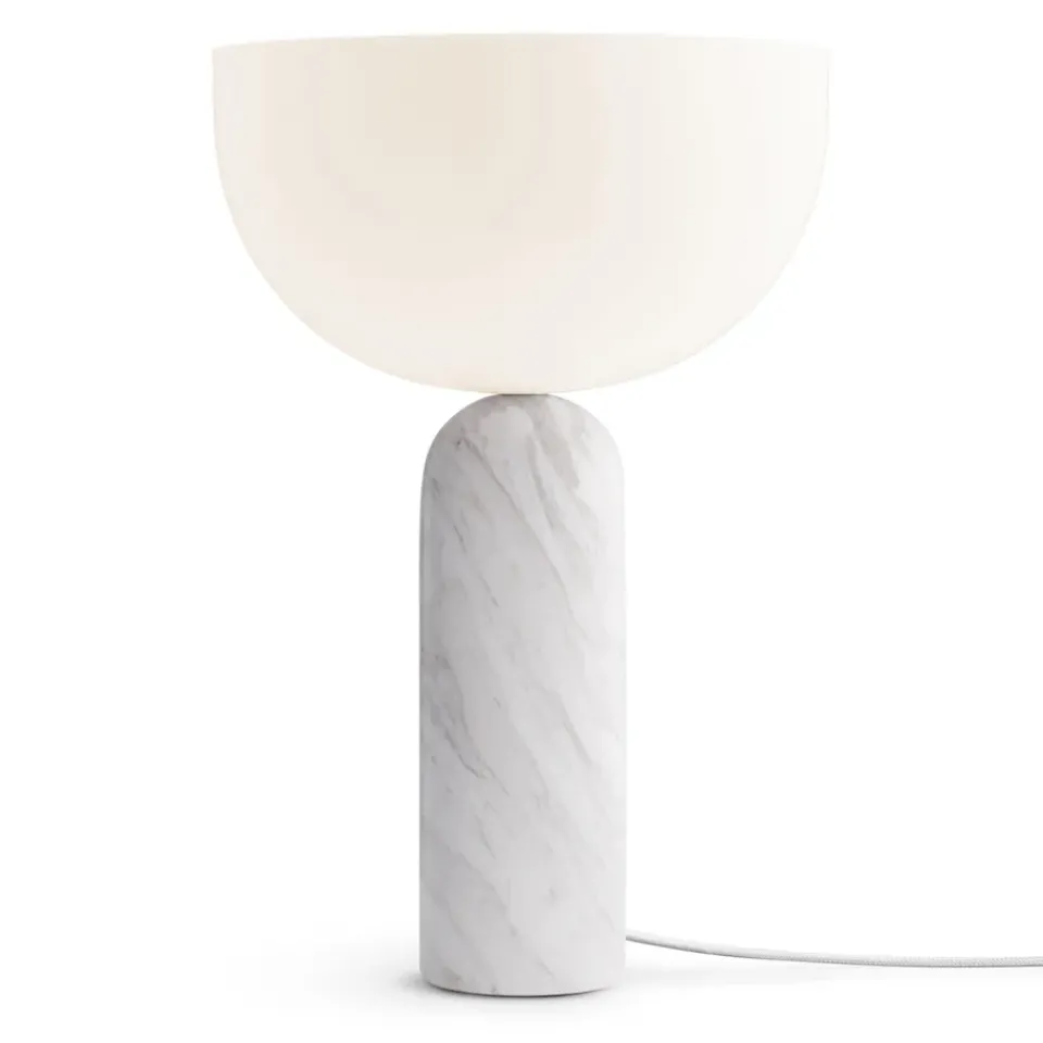 Desk & Table Lamps^New Works Kizu table lamp large, marble White