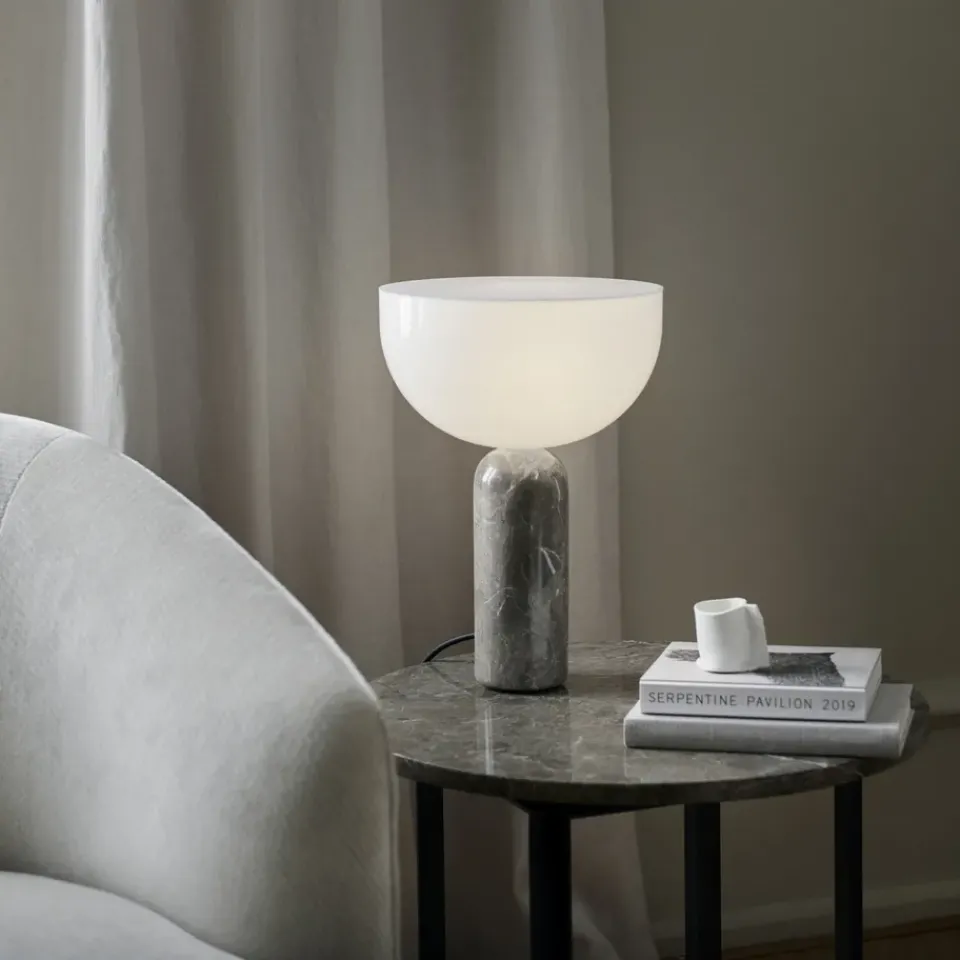 Window Lights|Desk & Table Lamps^New Works Kizu table lamp small, Gris du marais Grey