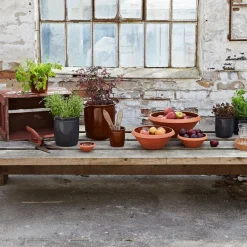 Mixing Bowls^Knabstrup Keramik Knabstrup Dough bowl 0.5 l, Terracotta Brown