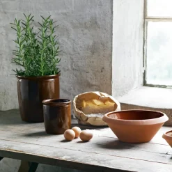 Mixing Bowls^Knabstrup Keramik Knabstrup proving saucer 5 l, terracotta Brown