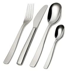 Cutlery Sets^Alessi KnifeForkSpoon cutlery 24-pack, Stainless steel Silver-coloured