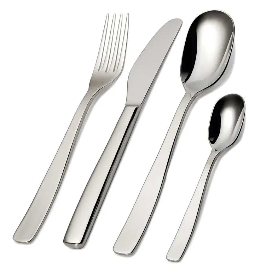 Cutlery Sets^Alessi KnifeForkSpoon cutlery 24-pack, Stainless steel Silver-coloured