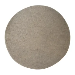 Round Rugs^Cane-line Knit rug Ø200 cm, Dark sand (Soft Rope) Beige