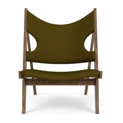 Armchairs & Footstools^Audo Copenhagen Knitting lounge chair, Walnut-Baru 0950 BrownGreen