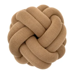 Cushions^Design House Stockholm Knot cushion, Camel Brown