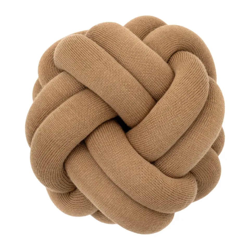 Cushions^Design House Stockholm Knot cushion, Camel Brown