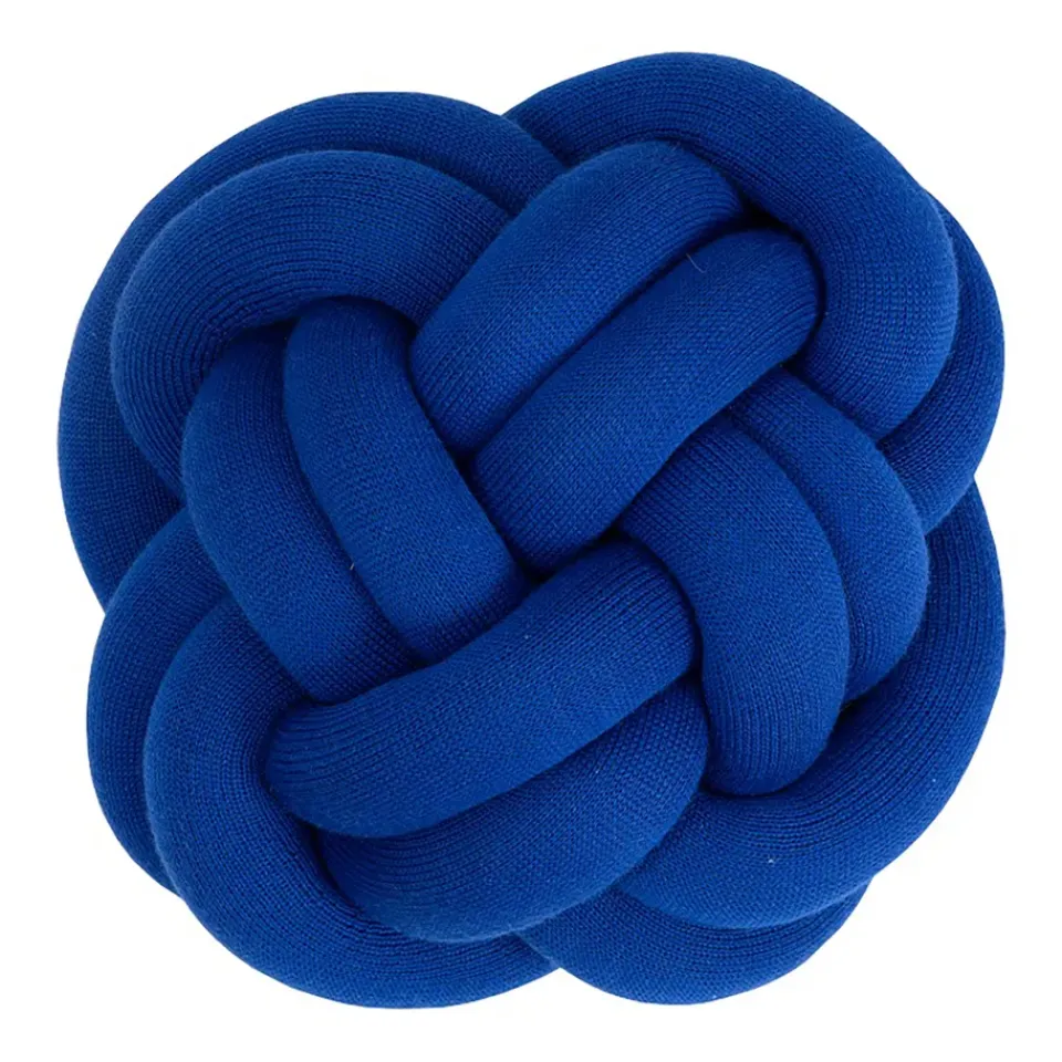 Online Design House Stockholm Knot cushion, Klein Blue