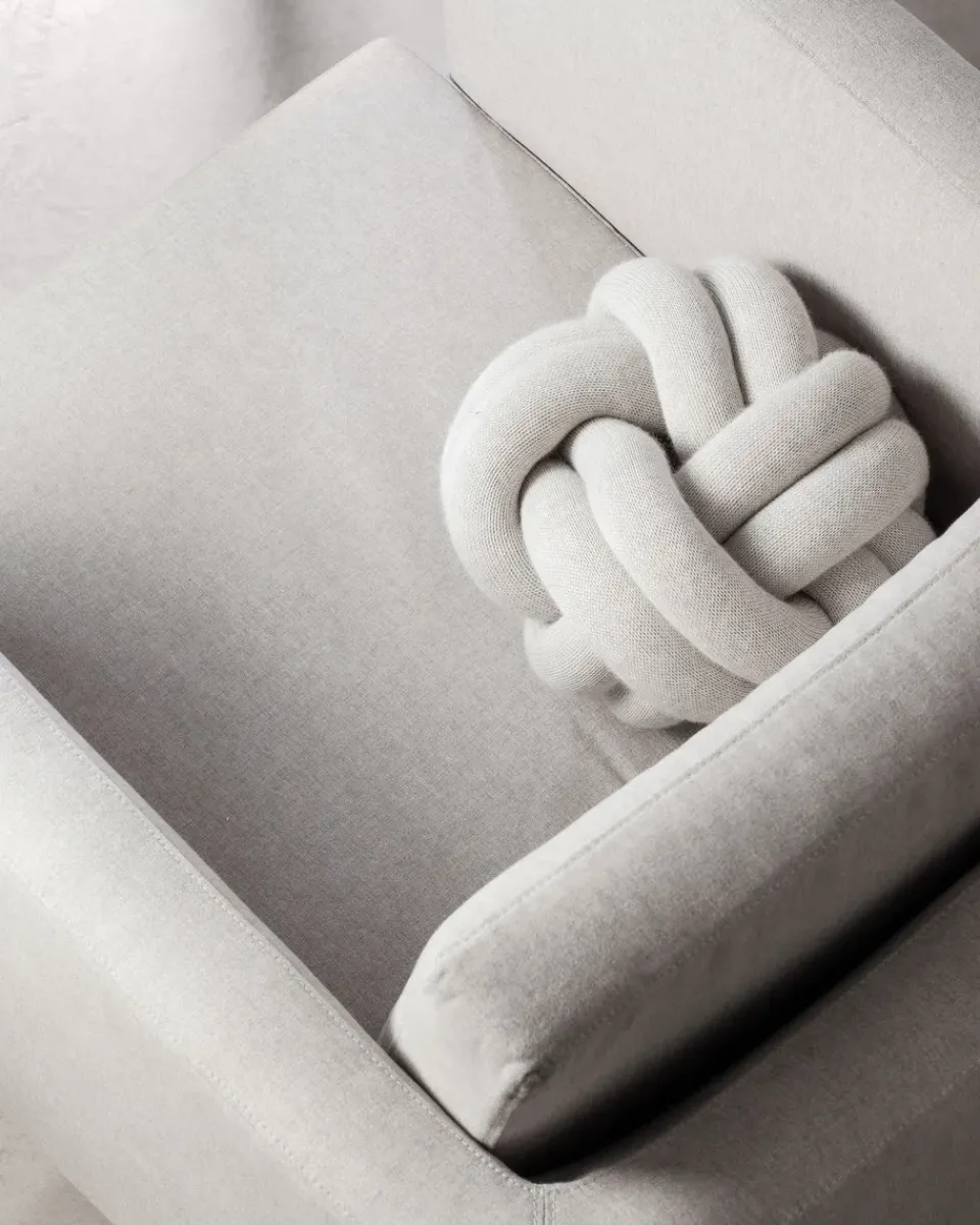 Cushions^Design House Stockholm Knot cushion, light Grey