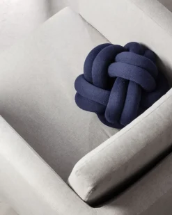 Cushions^Design House Stockholm Knot cushion, marine Blue