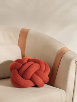 Cushions^Design House Stockholm Knot cushion, red Orange