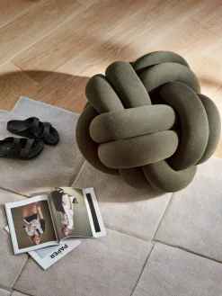 Best Design House Stockholm Knot cushion XL, Forest Green