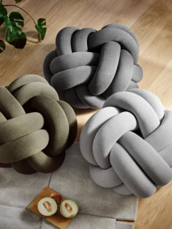 Best Design House Stockholm Knot cushion XL, Forest Green