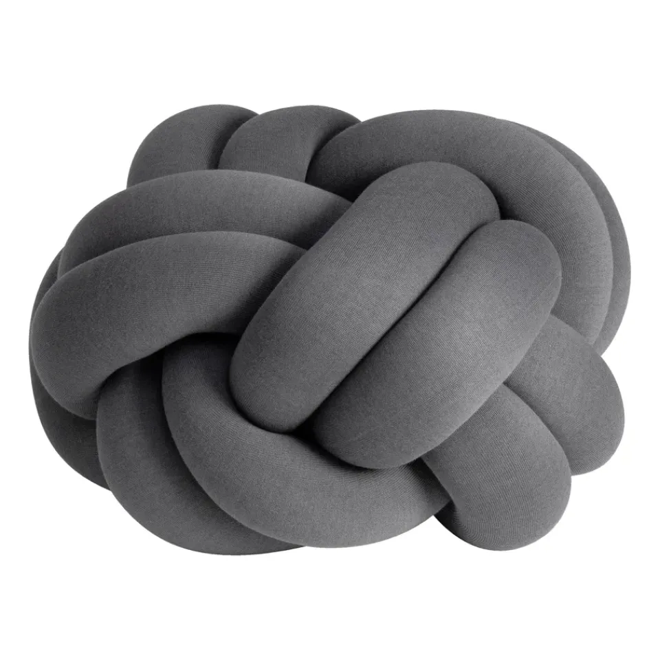 Outlet Design House Stockholm Knot cushion XL, Grey