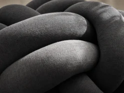 Outlet Design House Stockholm Knot cushion XL, Grey