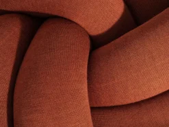 Sitting Poufs^Design House Stockholm Knot cushion XL, Ochre Red