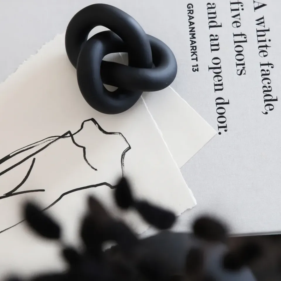 Decorative Accessories^Cooee Design Knot Table small decoration, Black