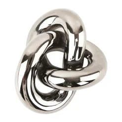 Best Cooee Design Knot Table small decoration, Light Silver Silver-coloured