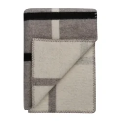 Best Røros Tweed Knut blanket 135x200 cm, Dove Grey