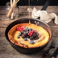 Kockums Jernverk Kockums frying pan carbon steel, 24 cm Black