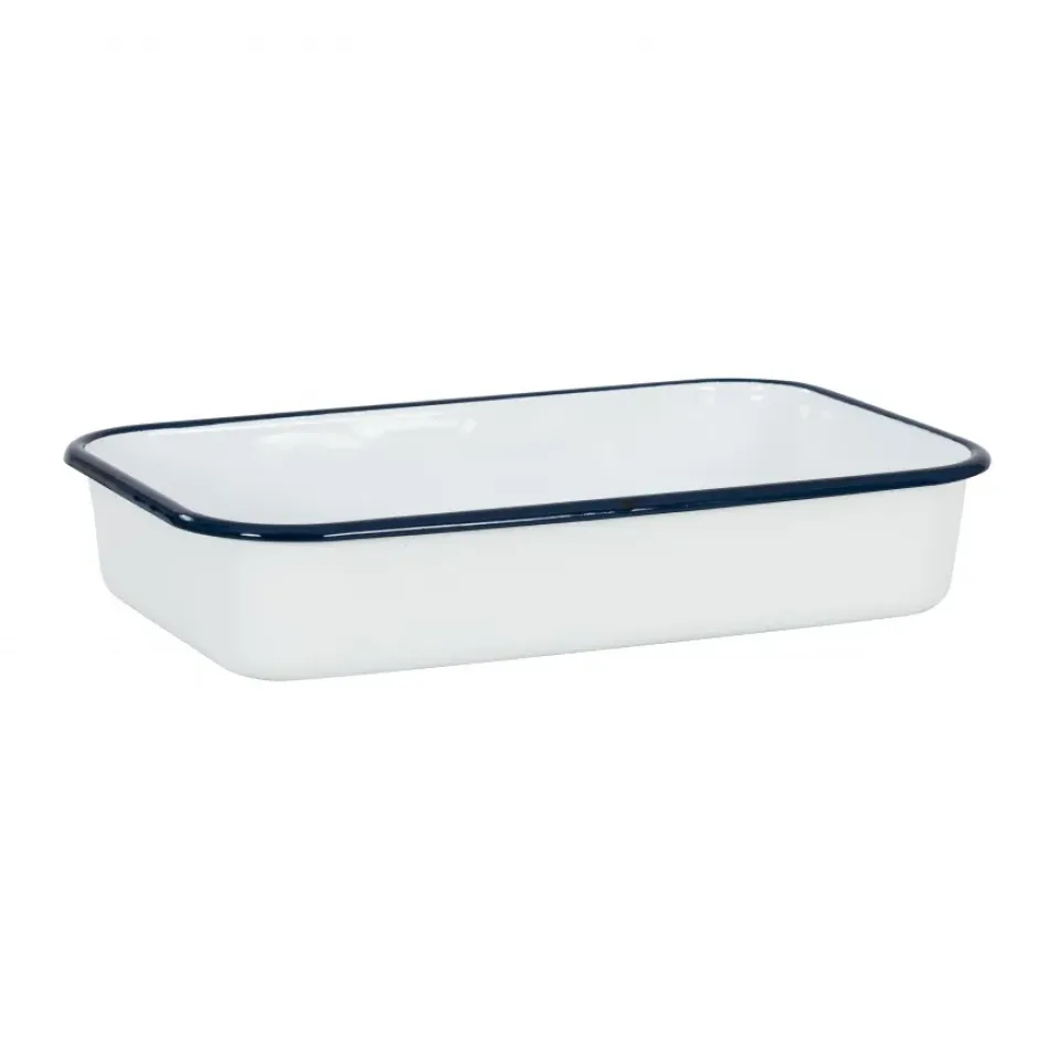 Oven Dishes^Kockums Jernverk Kockums oven tin 31,5 cm, Kockums White (white) BlueWhite