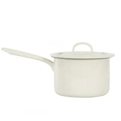 Saucepans^Kockums Jernverk Kockums saucepan with long handle 2.3 l, Cream Lux (beige) BeigeGreen