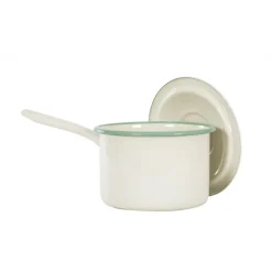 Saucepans^Kockums Jernverk Kockums saucepan with long handle 2.3 l, Cream Lux (beige) BeigeGreen