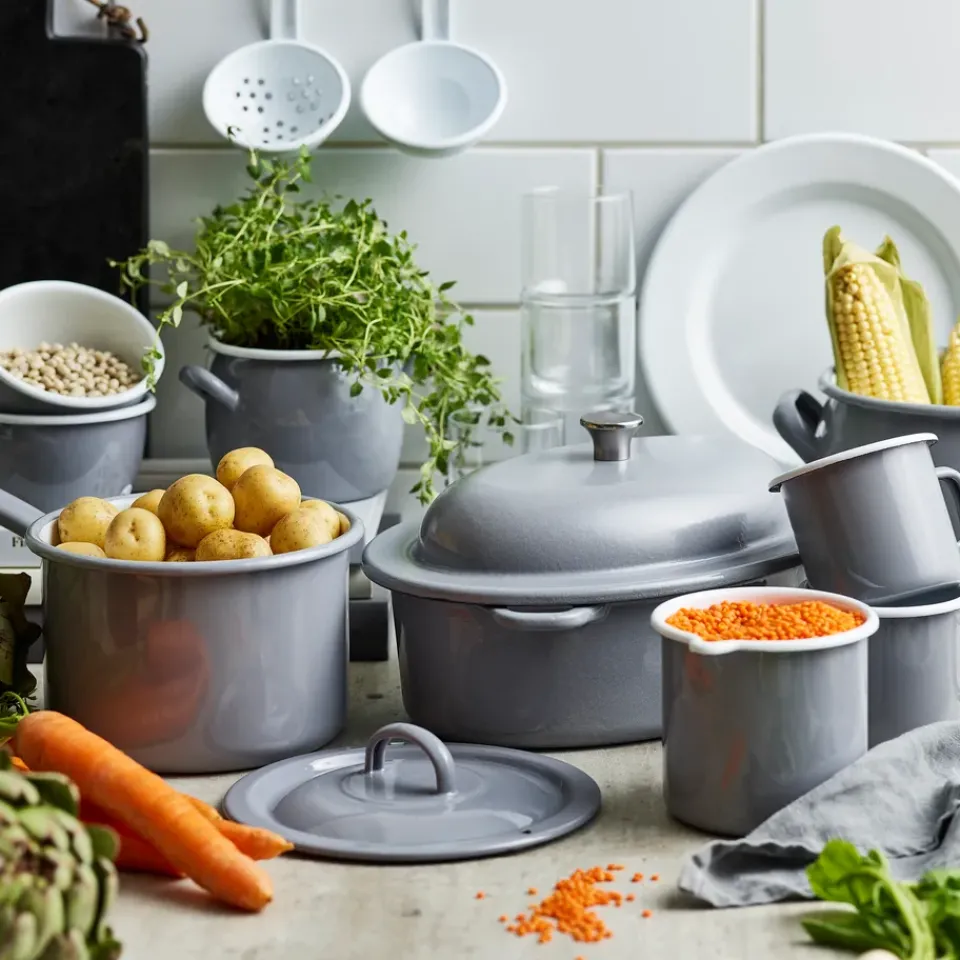 Hot Kockums Jernverk Kockums saucepan with long handle 2.3 l, Kockums Grey