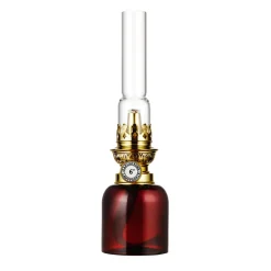 New Karlskrona Lampfabrik Koholmen paraffin lamp, Brown