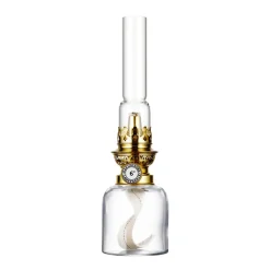 Oil & Kerosene Lamps^Karlskrona Lampfabrik Koholmen paraffin lamp, clear Transparent