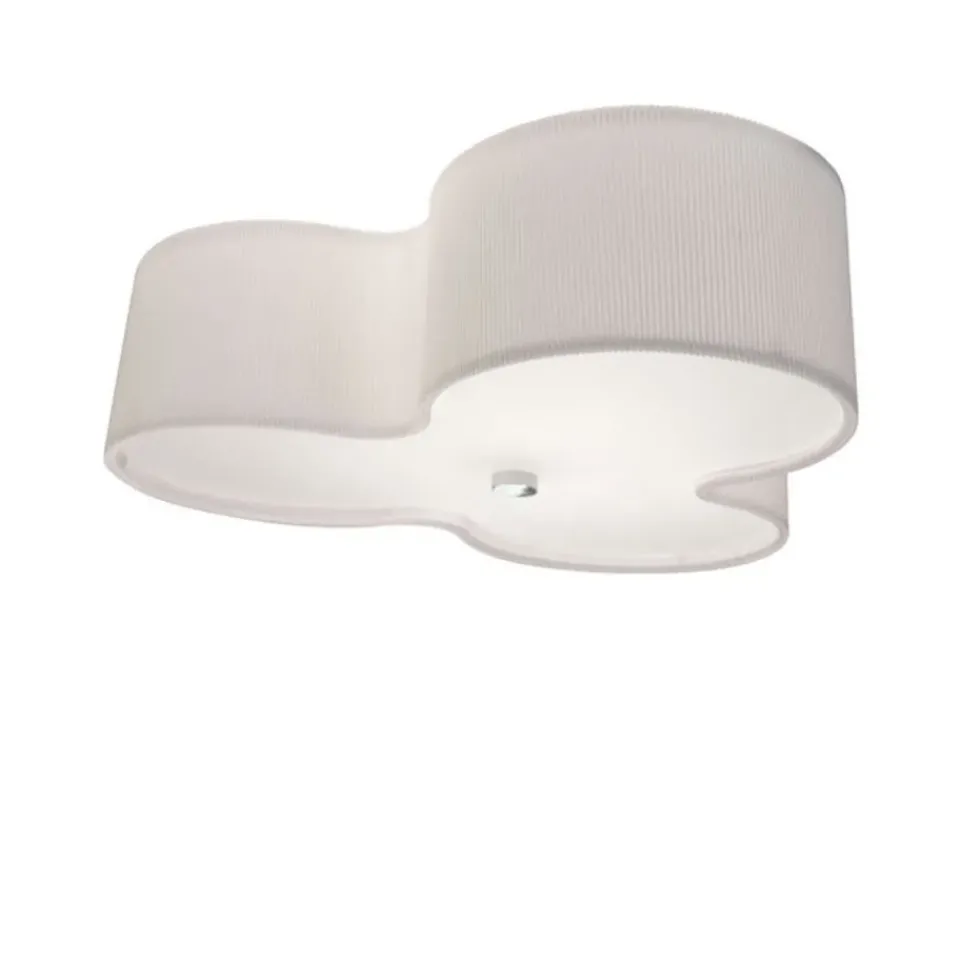 New CO Bankeryd Kolme 70 ceiling lamp, textile White