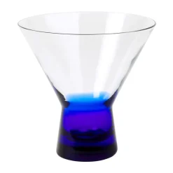 Cocktail & Martini Glasses^Broste Copenhagen Konus cocktail glass 10 cl, Intense Blue
