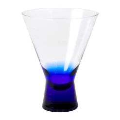 Cocktail & Martini Glasses^Broste Copenhagen Konus cocktail glass 20 cl, Intense Blue