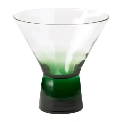 Clearance Broste Copenhagen Konus cocktail glass 10 cl, Green