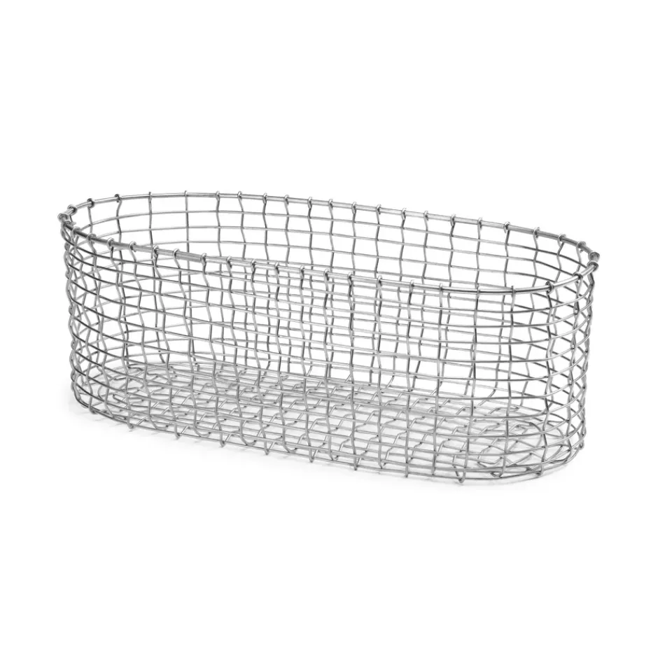 Balcony Furniture^KORBO balcony box, Acid-resistant steel Silver-coloured
