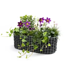 Balcony Furniture^KORBO balcony box, Acid-resistant steel Silver-coloured