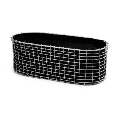 New KORBO balcony box, Galvanised steel Silver-coloured