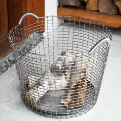 Storage Baskets^KORBO classic 50, galvanized steel Silver-coloured