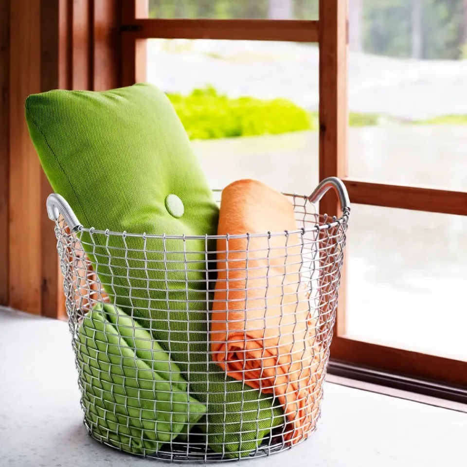 Storage Baskets^KORBO classic 50, galvanized steel Silver-coloured