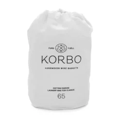 Storage Baskets^KORBO laundry bag, 65 liters White