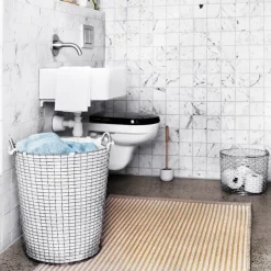 Storage Baskets^KORBO laundry bag, 65 liters White