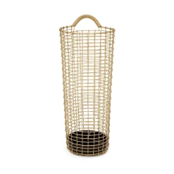 Umbrella Stands^KORBO umberella stand, brass Gold-coloured