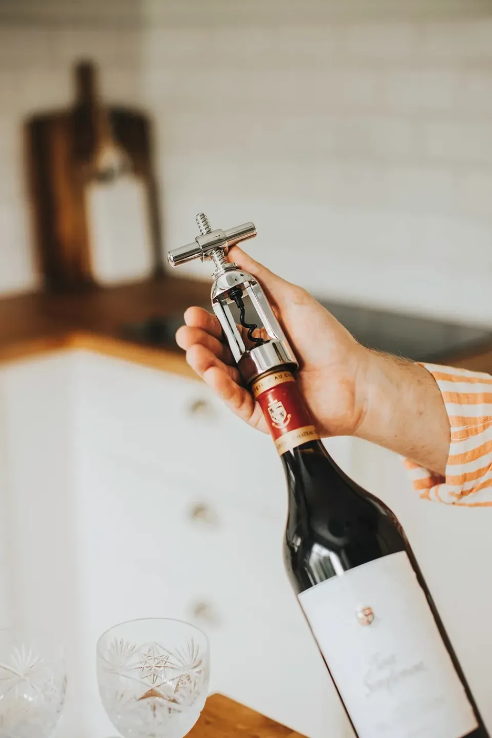 Corkscrews & Openers^Dorre Kore corkscrew 13 cm, Silver Silver-coloured