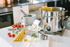 Cooking Pots & Casserole Dishes^Dorre Kosmo pasta dish with inserts 7.6 L, Stainless steel Silver-coloured