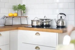 Outlet Dorre Kosmo saucepan set 3 pieces, Stainless steel Silver-coloured