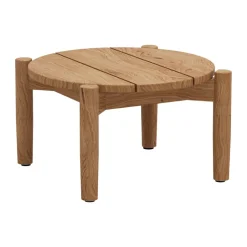 Online Skargaarden Koster lounge table small Ø42 cm, Teak Brown