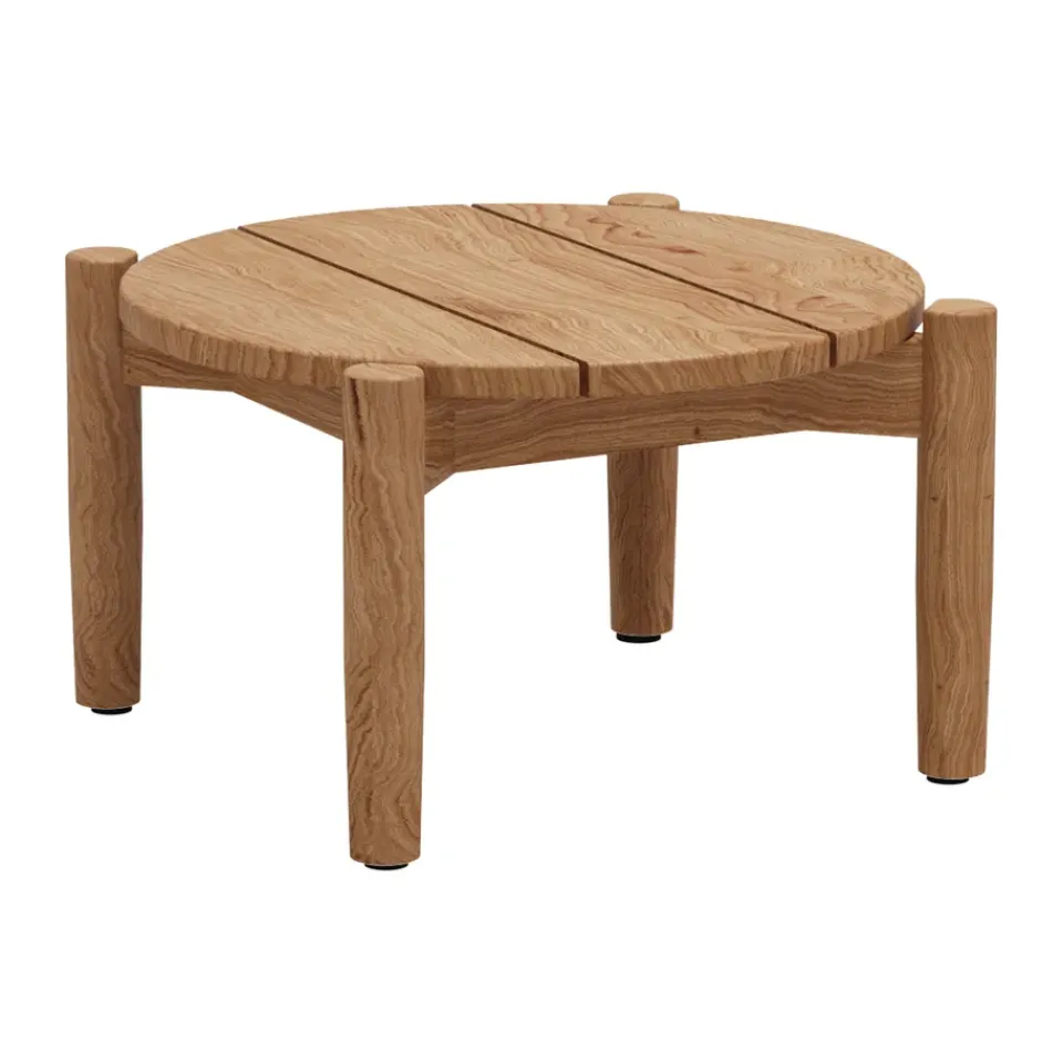 Online Skargaarden Koster lounge table small Ø42 cm, Teak Brown