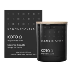 Scented Candles & Diffusers^Skandinavisk Koto scented candle with lid, 65 g Black